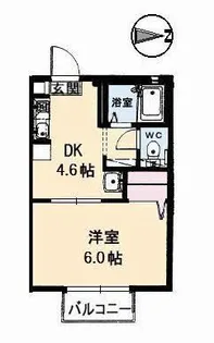 ピュアメゾン A棟【2階】の間取り