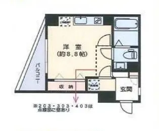 ル・シック湯島【5階】の間取り