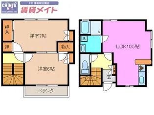 グランドマリーナC棟【1階】の間取り