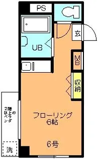 エスポア【4階】の間取り