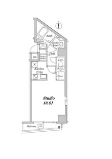 メイクスデザイン西麻布【1階】の間取り