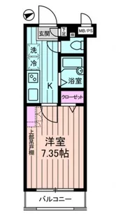 アヴィニティー調布南【2階】の間取り