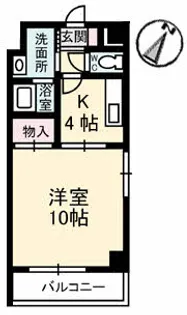 クリエイティブハイツ池田【3階】の間取り