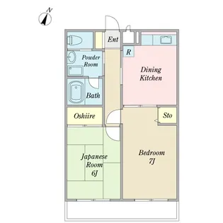 アイランドパーク壱番館【2階】の間取り