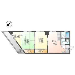 第二丸八ビル【3階】の間取り