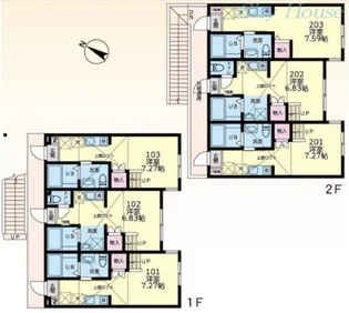 Luana淵野辺【2階】の間取り