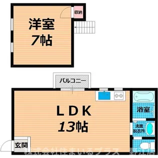 エトワルKII【5階】の間取り