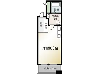 OCEAN RESORT TOWER【3階】の間取り