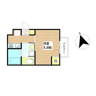 SENTOgrace II【1階】の間取り