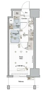 メイクスデザイン川崎2【4階】の間取り