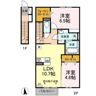 ステラ ユタカ【2階】の間取り