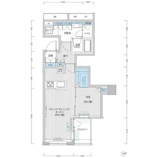 RODIA日本橋茅場町【4階】の間取り