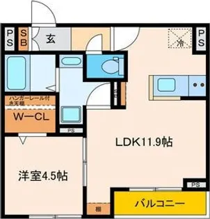 パセオプラシード連坊【2階】の間取り