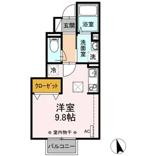 FLORIA【1階】の間取り
