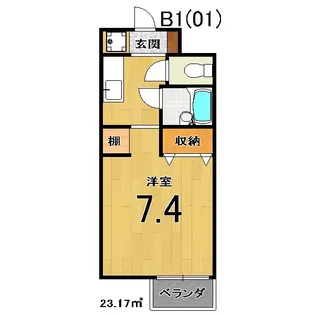 スクリーン3233【2階】の間取り