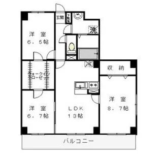 Refuge・F (リフュージュ・エフ)【1階】の間取り