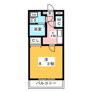 グリーンシティーIII【1階】の間取り