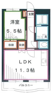 花町コマ【3階】の間取り