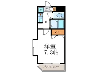 ミアカーザかどの【3階】の間取り