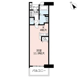 URアーベイン姪の浜マリナステージ【7階】の間取り