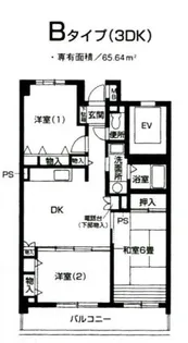 ベルストーン 本牧【5階】の間取り