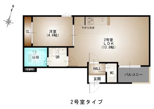 Regalest 青崎II【3階】の間取り