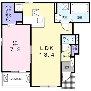 ブライト・ユーII【1階】の間取り