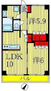HIMMEL BLA【3階】の間取り