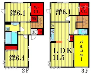 ボー・リバージュの間取り