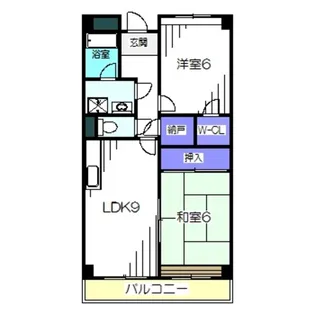 エクセル三国ヶ丘【4階】の間取り