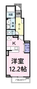 ガレーネー4【1階】の間取り