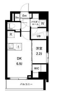 アジールコート桜上水【5階】の間取り