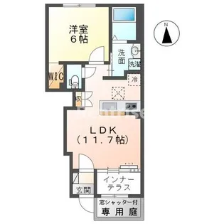 ゴールドリーフ【1階】の間取り