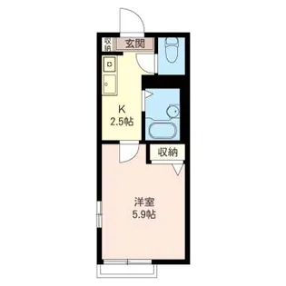 グランシードK【1階】の間取り