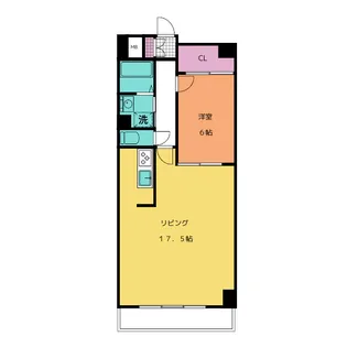 エスティメゾン鶴舞【7階】の間取り