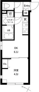 コンポジット千駄木ヒルトップ【4階】の間取り