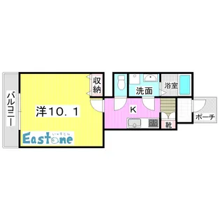ポートハウス【1階】の間取り
