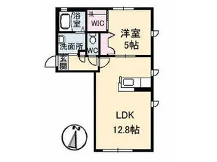 シャーメゾンツインズ【1階】の間取り