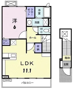 セレノII【2階】の間取り