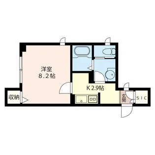 スパッシオ中野新橋【1階】の間取り