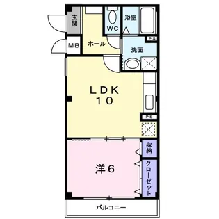 パークヒルズ【2階】の間取り