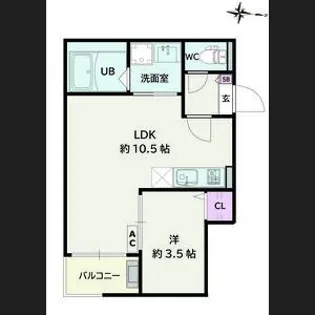 Jack harutaI【1階】の間取り