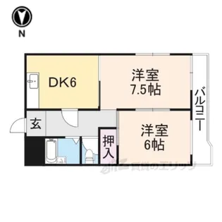コーポ五風【3階】の間取り