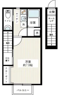 コンフォールMザ・ファースト【2階】の間取り