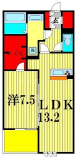 リシェスII【2階】の間取り