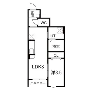 ミオレ【1階】の間取り