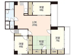 アプト5ビル【3階】の間取り