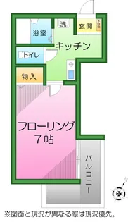 ベルメゾン【1階】の間取り