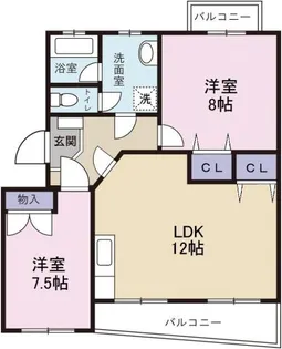 コーポ和【2階】の間取り