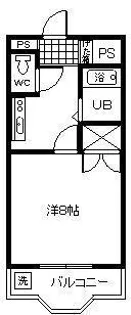 メゾンFIII【1階】の間取り